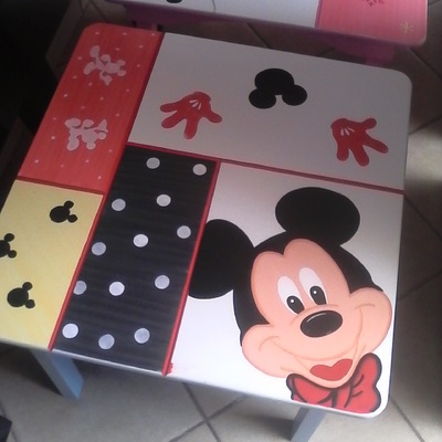 mesa escritorio infantil mickey