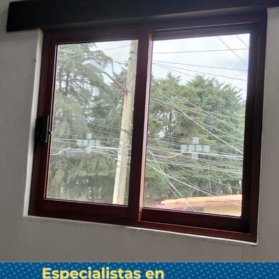 Ventana de aluminio doble