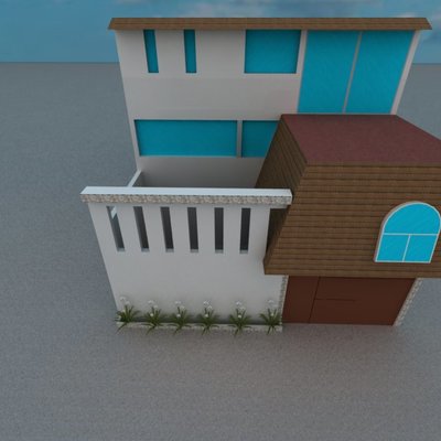 DISEÑO 3D DE FACHADA