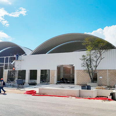 Montaje de techo en Nave