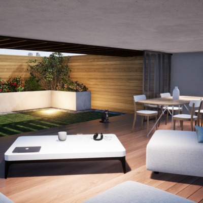 Estancia minimalista