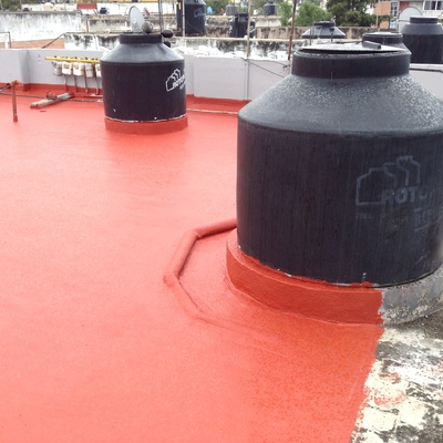 Impermeabilizacion de azotea con cisterna