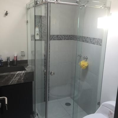 Cancel corredizo cristal templado 10mm