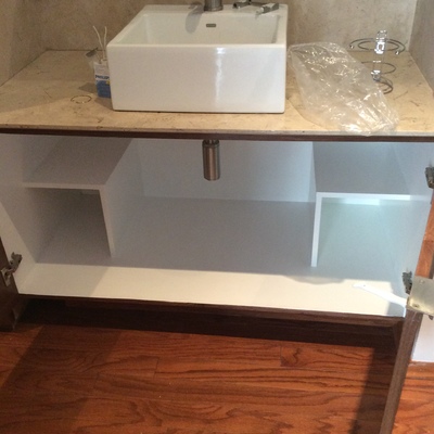 Laqueado mueble de baño