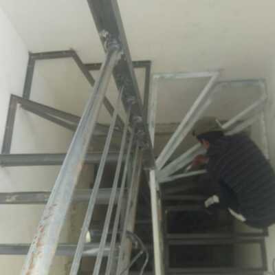Escaleras de herrería
