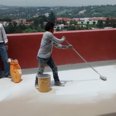 Impermeabilización de Terrazas  en  niveles intermedio de edificio de oficinas 