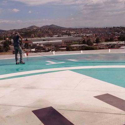 LIMPIEZA, MANTENIMIENTO Y PINTURA DE PISO EN HELIPUERTO.