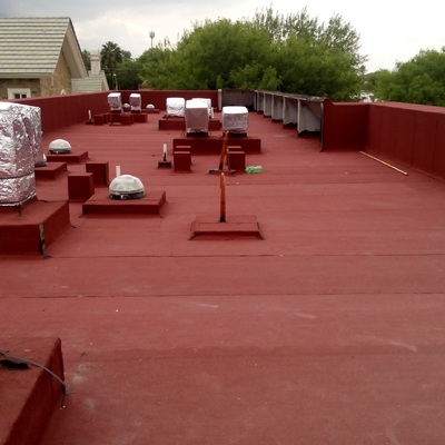 Impermeabilizacion losa y ductos Rollo 4.0 Rojo