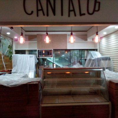 Luminaria en plaza andares