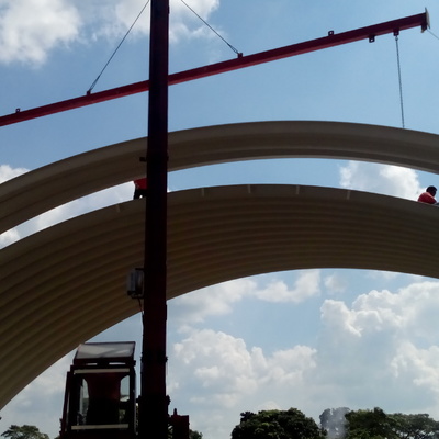 COLOCACIÓN DE NAVE TIPO ARCOTECHO