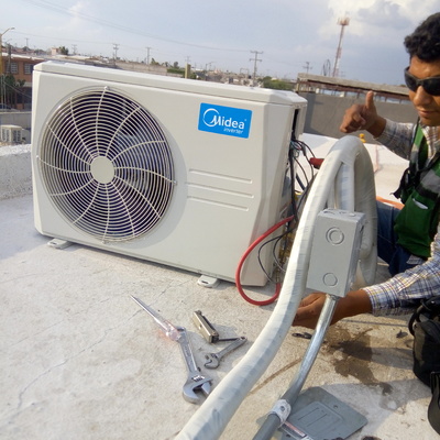Instalación de minisplits invertir marca midea