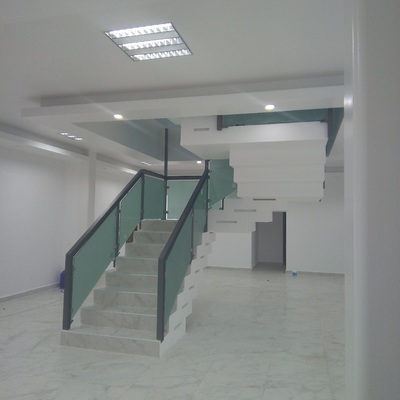 Tablaroca en escaleras