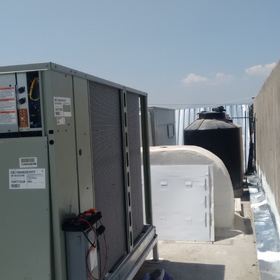 forrado de ductos e impermeabilizan exterior