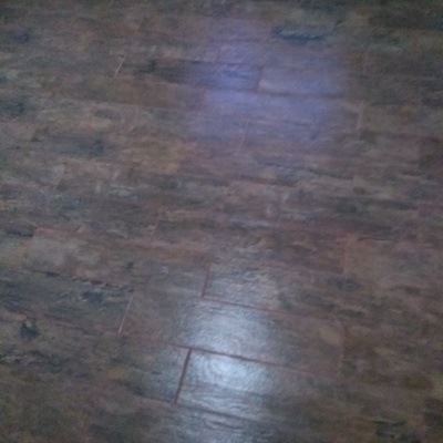 Colocación de duela de porcelanato