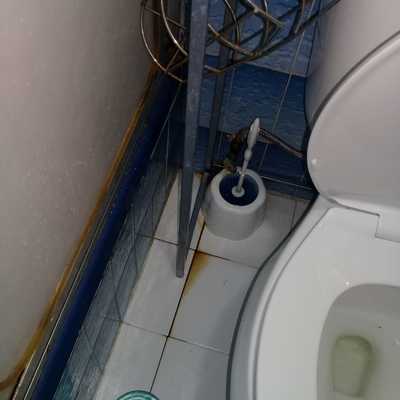 limpieza baño antes