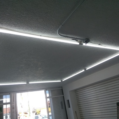 Colocación de luminarias