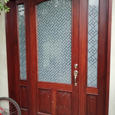 Vidrio con película