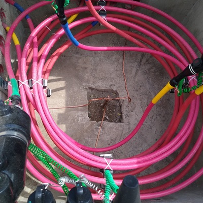 Instalación de codos portafusible en media tensión