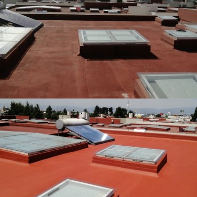 ANTES Y DESPUÉS DE IMPERMEABILIZACIÓN