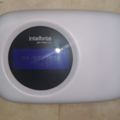 Teclado de sistema de alarma.