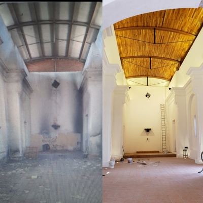 Rehabilitación en iglesia