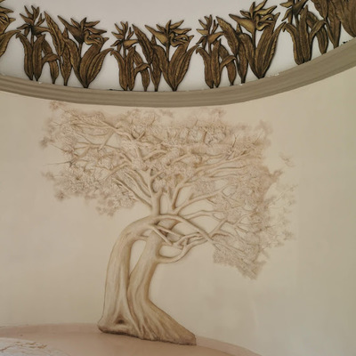 Escultura de Arbol en Alto relieve