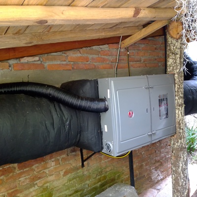 Instalación de unidad de calefacción