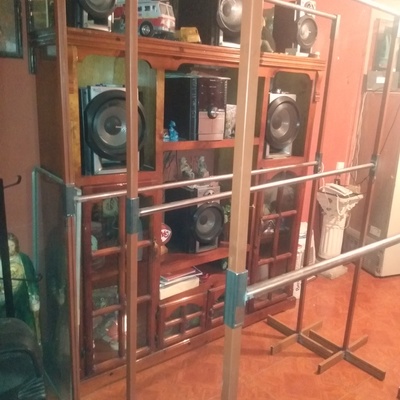 Rack doble para ropa