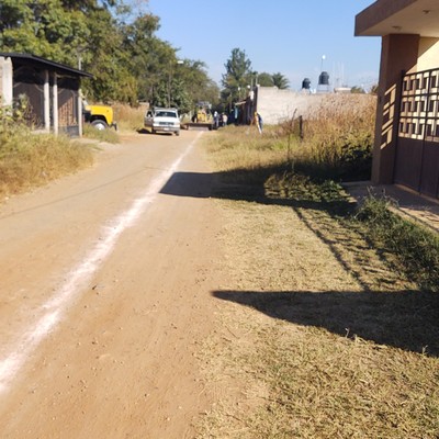 Trazo y nivelación de vialidad