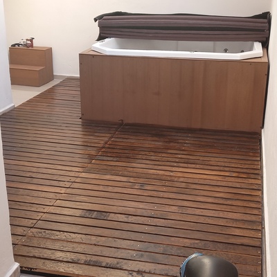 Colocación de piso tipo deck