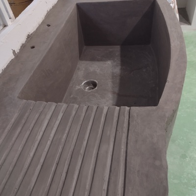 Lavabo de concreto