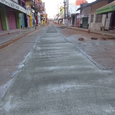 Pavimentación en concreto hidráulico