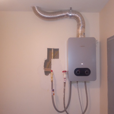 Remplazo de boiler de paso.