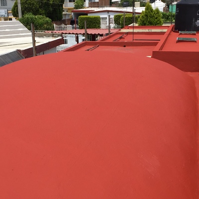 Acabado acrílico terracota