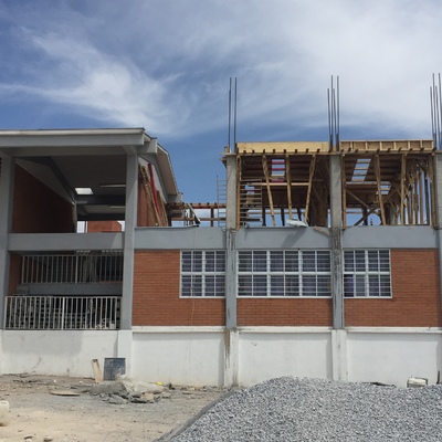 construccion y ampliacion de salones en escuela publica