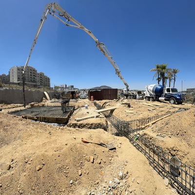 Cimentación – armado y colado de concreto