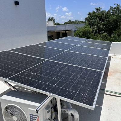 Limpieza de paneles solares
