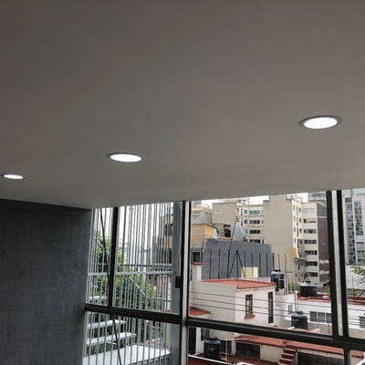 Luminarias Led y falso Plafon