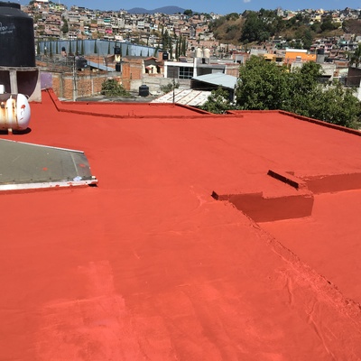 Acrílico Elastomerico, con malla de refuerzo, calidad 5 años.