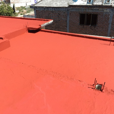 Acrílico Elastomerico con malla de refuerzo, calidad 5 años.