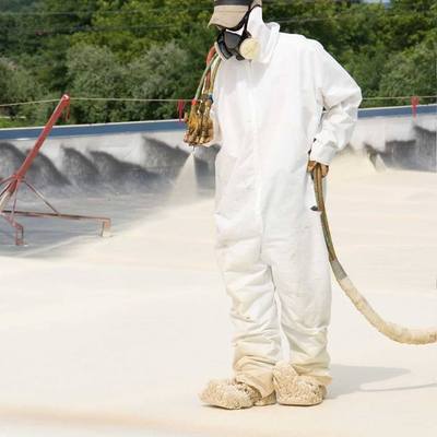 Aplicación de poliuretano en Techo