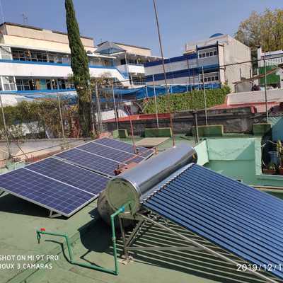 Instalación de calentador y paneles solares CDMX
