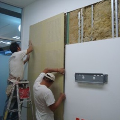 instalación de materiales