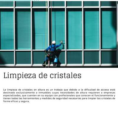 LIMPIEZA DE CRISTALES