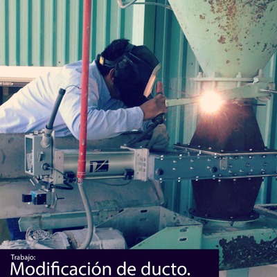 Modificación de ducto