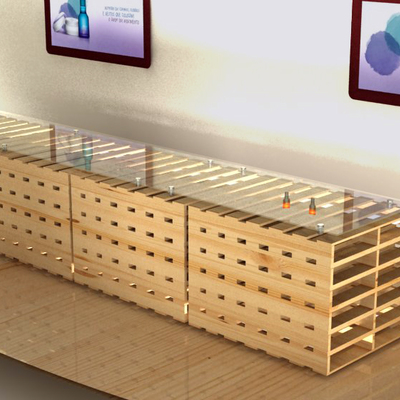 Mueble DIsplay con Eco pallets