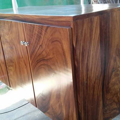 mueble de baño parota