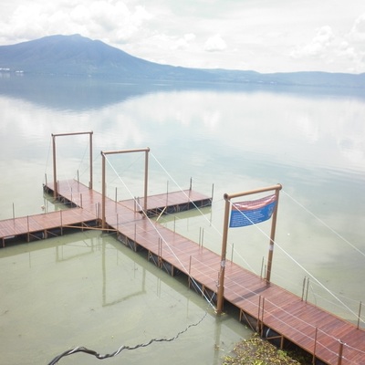 Muelle en laguna de Chapala