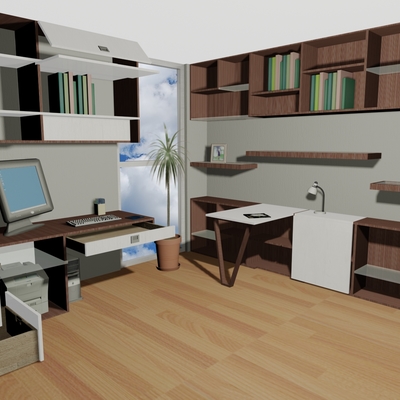 Proyecto 3D de moviliario
