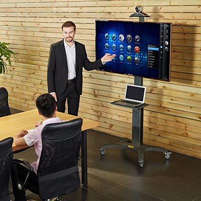 Pedestal móvil para pantallas